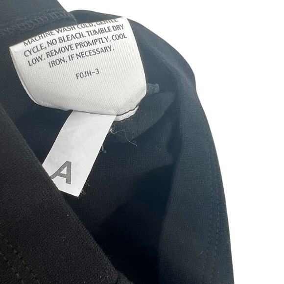 Eileen Fisher Pants Cropped Ankle Pull-On Ponte Knit Black Plus Size‎ 2X - Picture 10 of 10